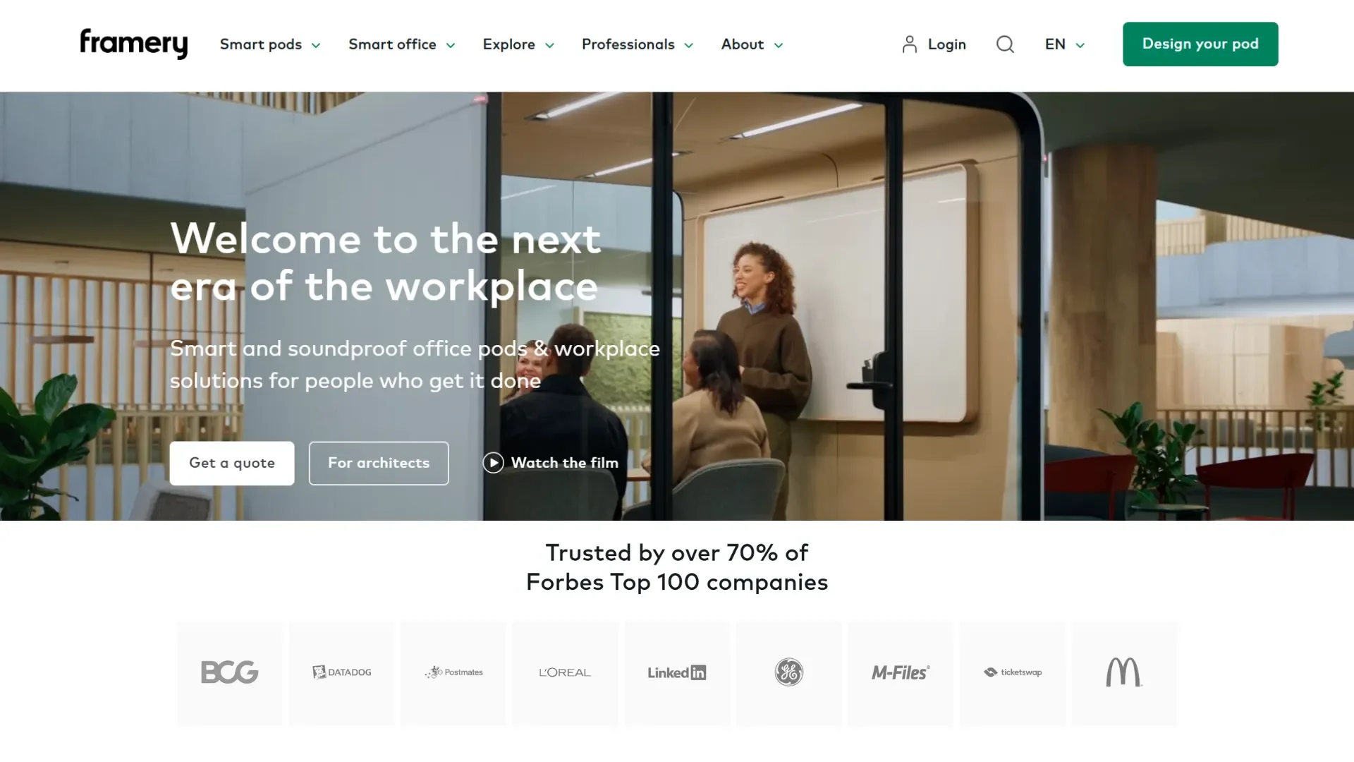 Framery Acoustics case study: co-creating future-ready innovations through rapid iteration and applied AI engineering.